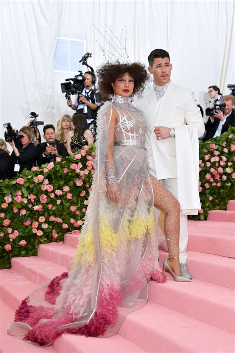 Priyanka Chopra in Dior outfit at Met Gala 2019 with Nick Jonas